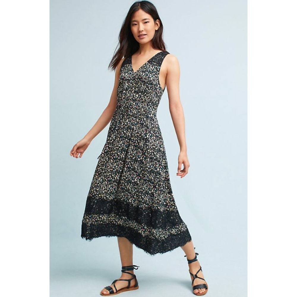 NWT Anthropologie cynera midi dress